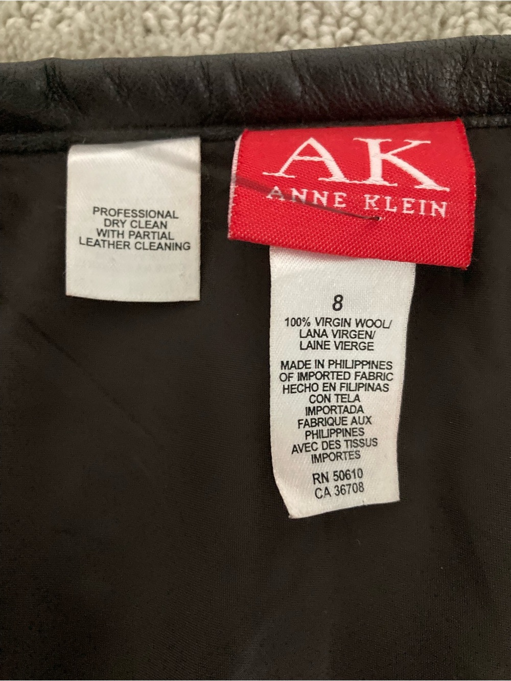 Anne Klein wool skirt - Picture 6 of 8